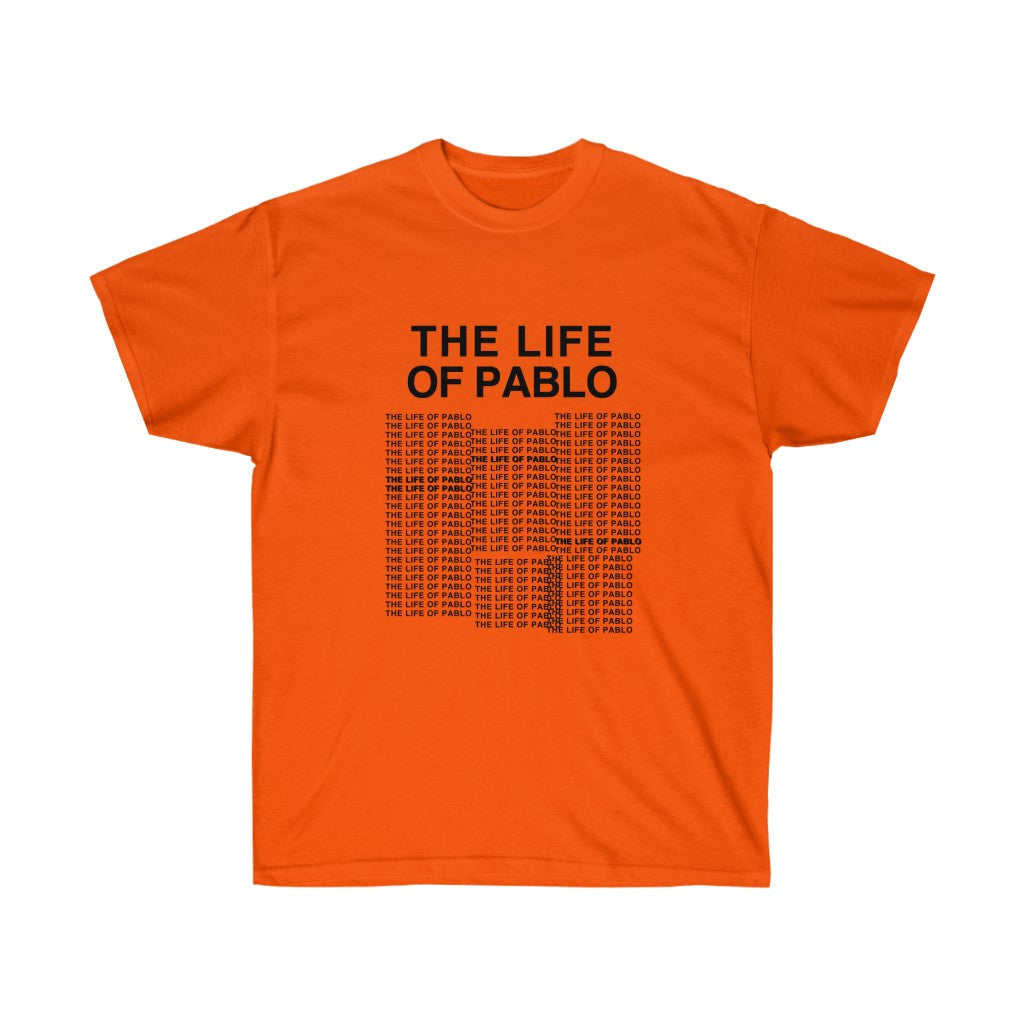 The Life of Pablo Kanye West album cover t-shirt
