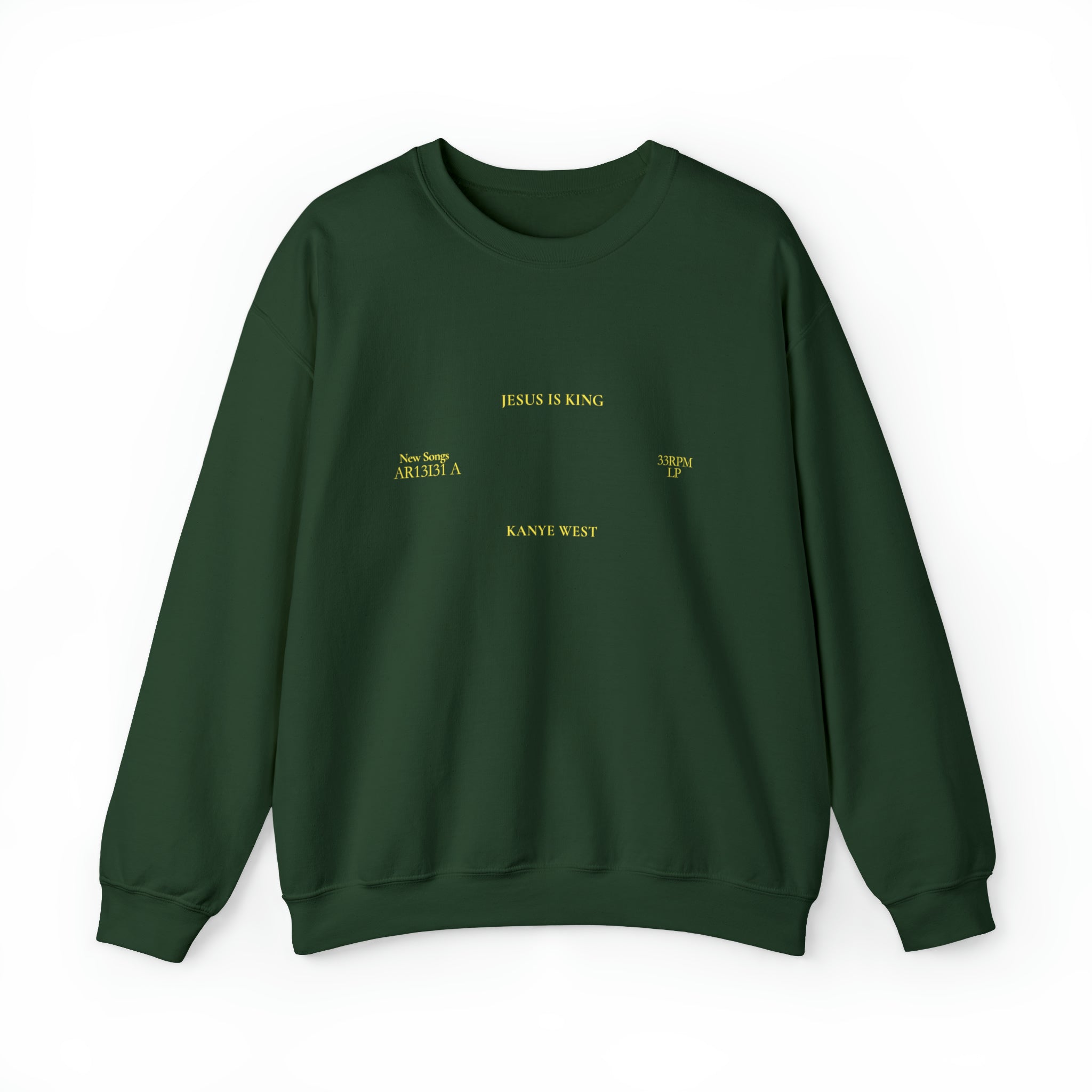 Kanye west sweatshirt jesus is king sale