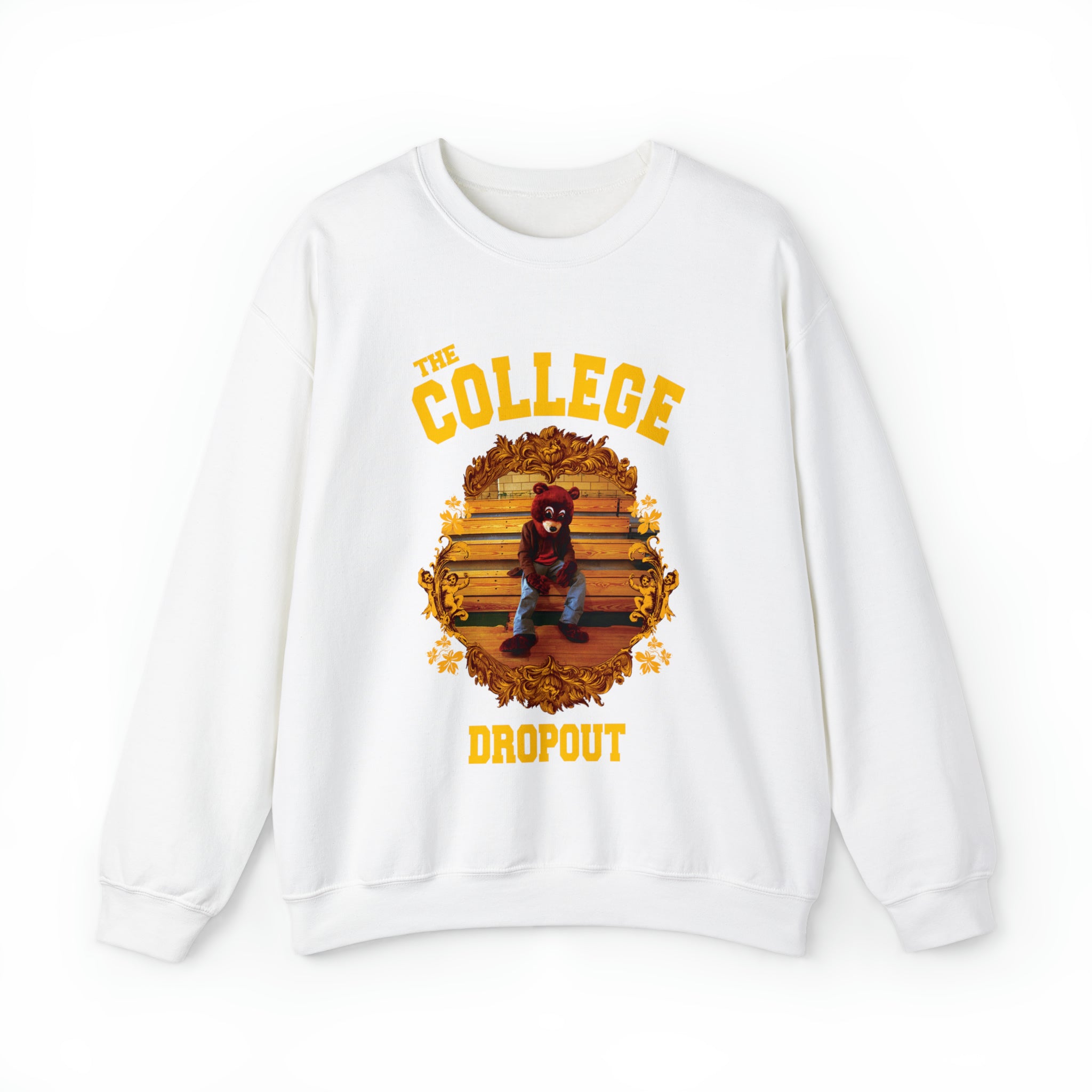 The College Dropout Bear Unisex Heavy Sweatshirt