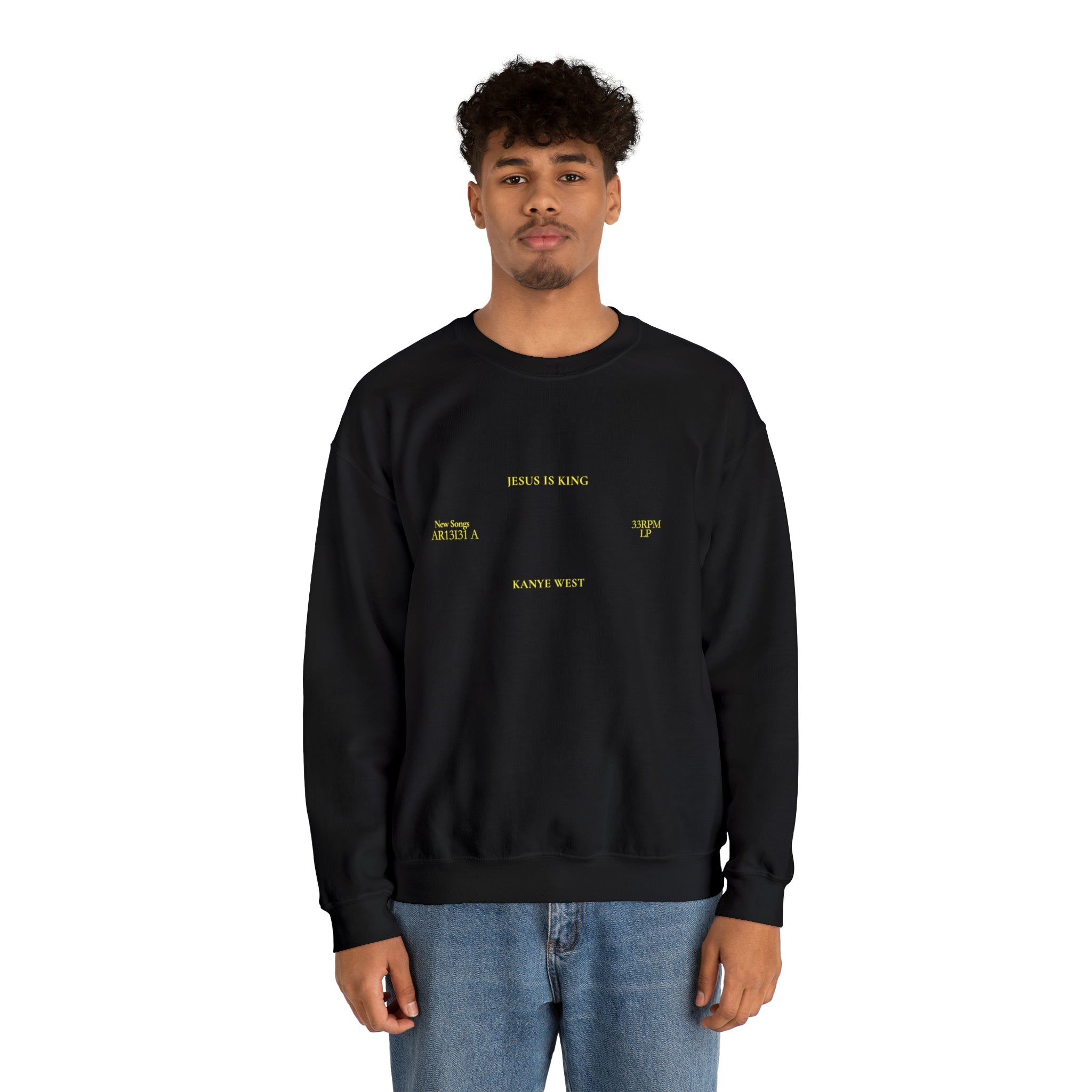 Jesus is King Inspired Crewneck - Kanye West Merch Sweatshirt