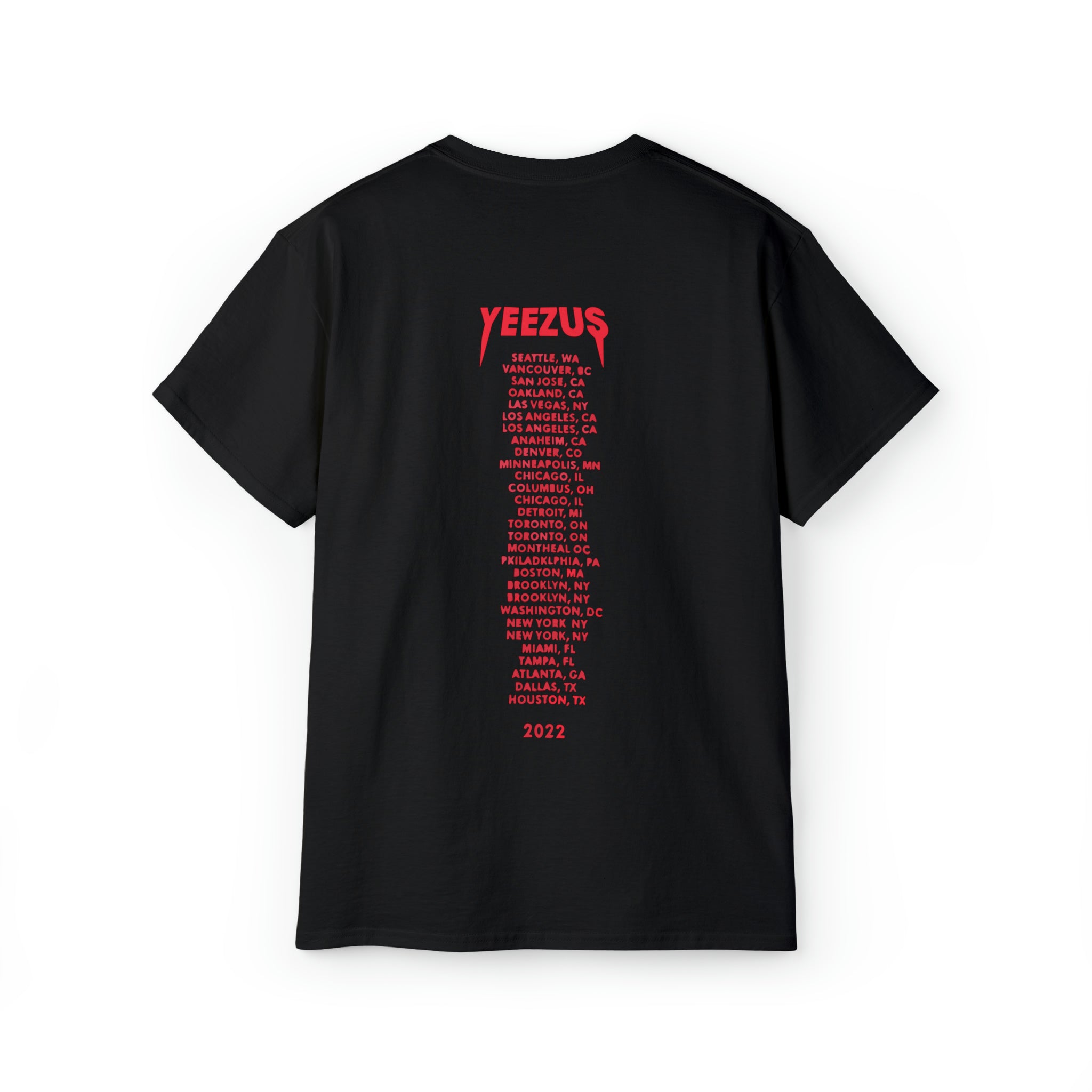 Yeezus tour t on sale shirt