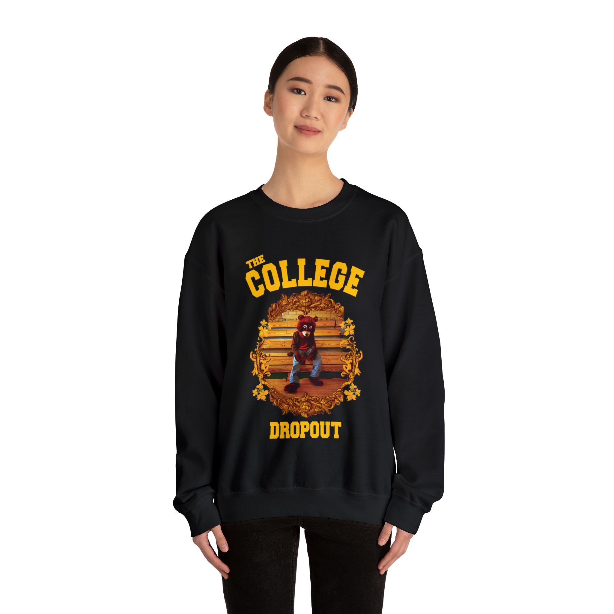 College dropout hot sale bear hoodie