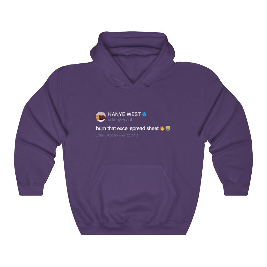 Kanye discount hoodie purple