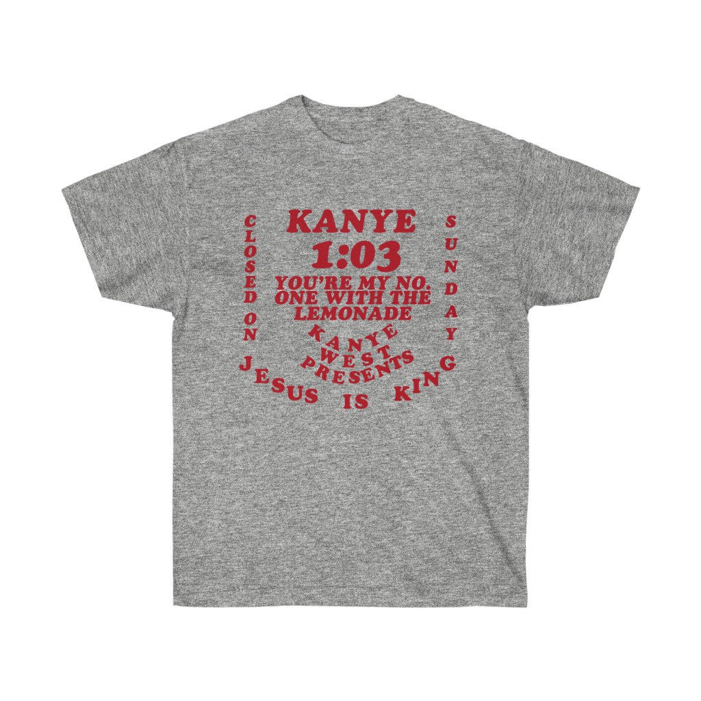 Kanye sunday service t on sale shirt