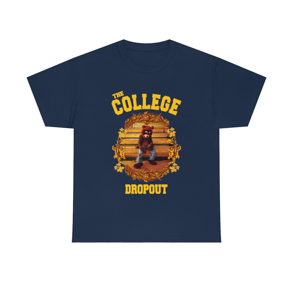 Genius Kanye west college orders dropout bear shirt