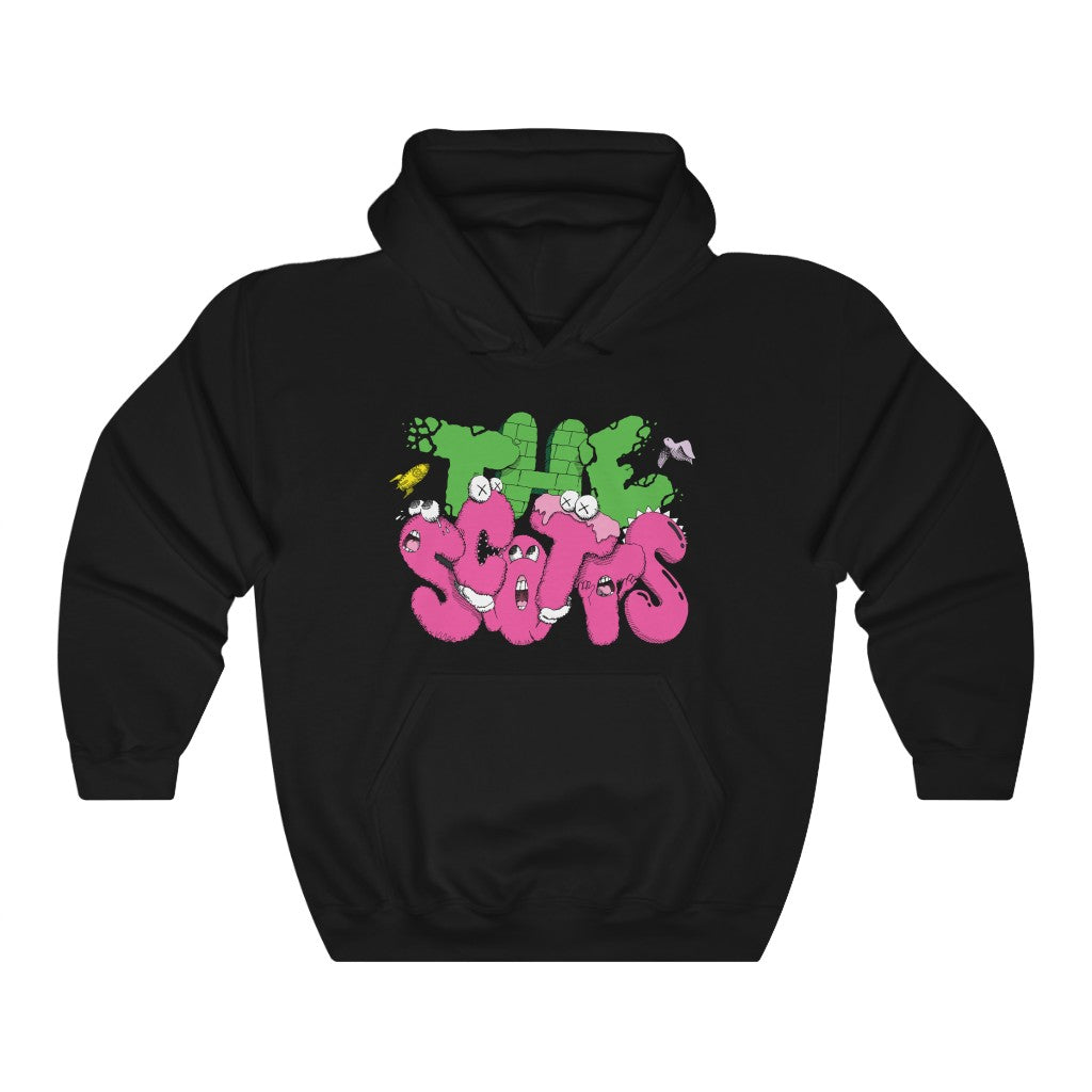 The Scotts Graffiti Kid Cudi Hoodie Merch Inspired Unisex Hooded Sweat