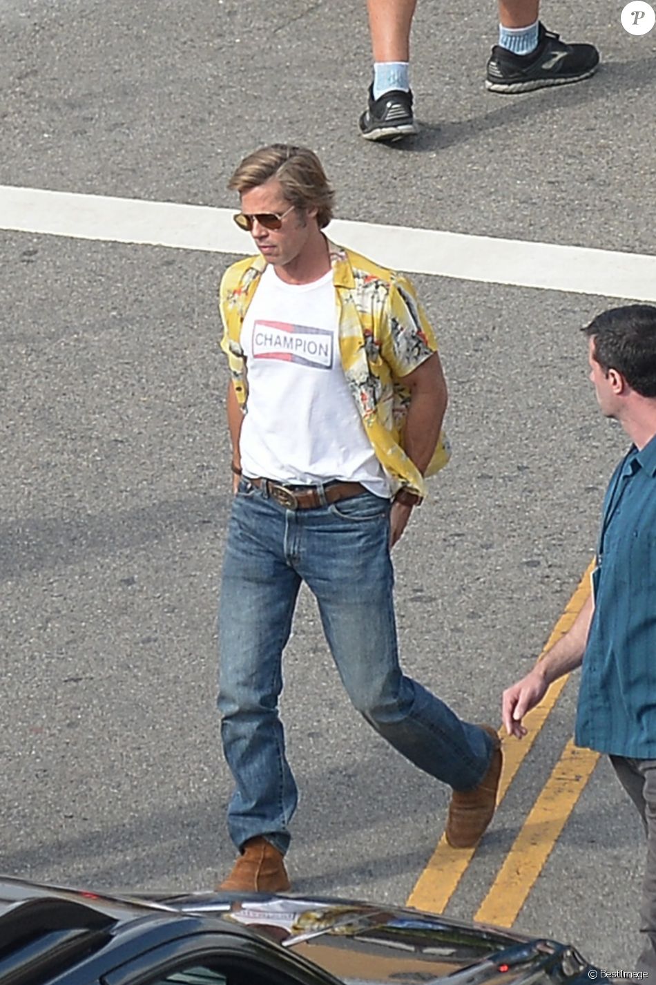 Brad pitt champion outlet t shirt