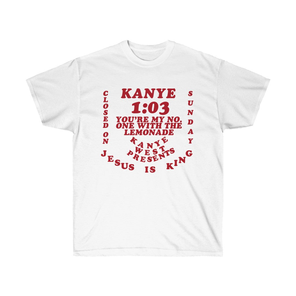 Jesus is King Kanye West Sunday Service Unisex Heavy Cotton T-Shirt