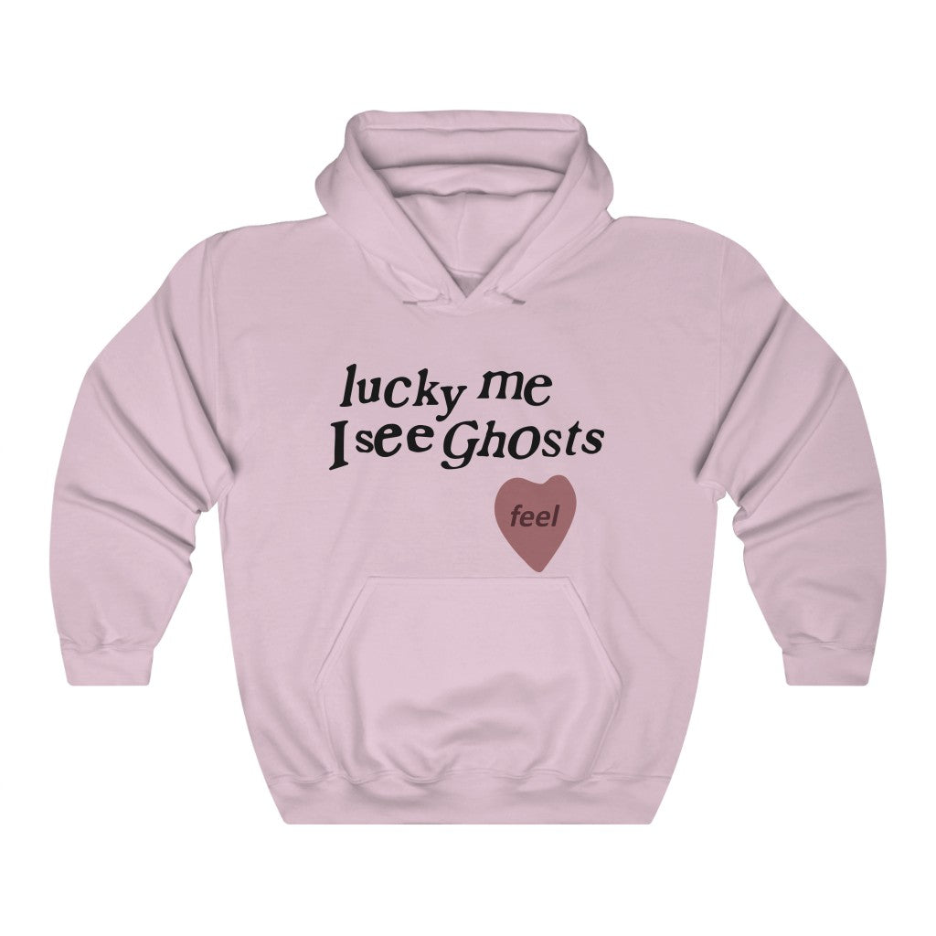 Lucky me see ghosts hoodie online