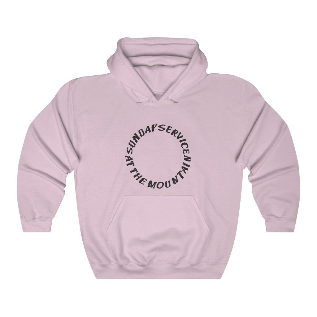 Sunday service at the Mountain Kanye West Hoodie-Light Pink-M-Archethype
