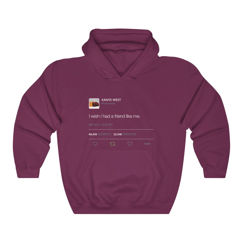 Wish i had a 2025 friend like me hoodie