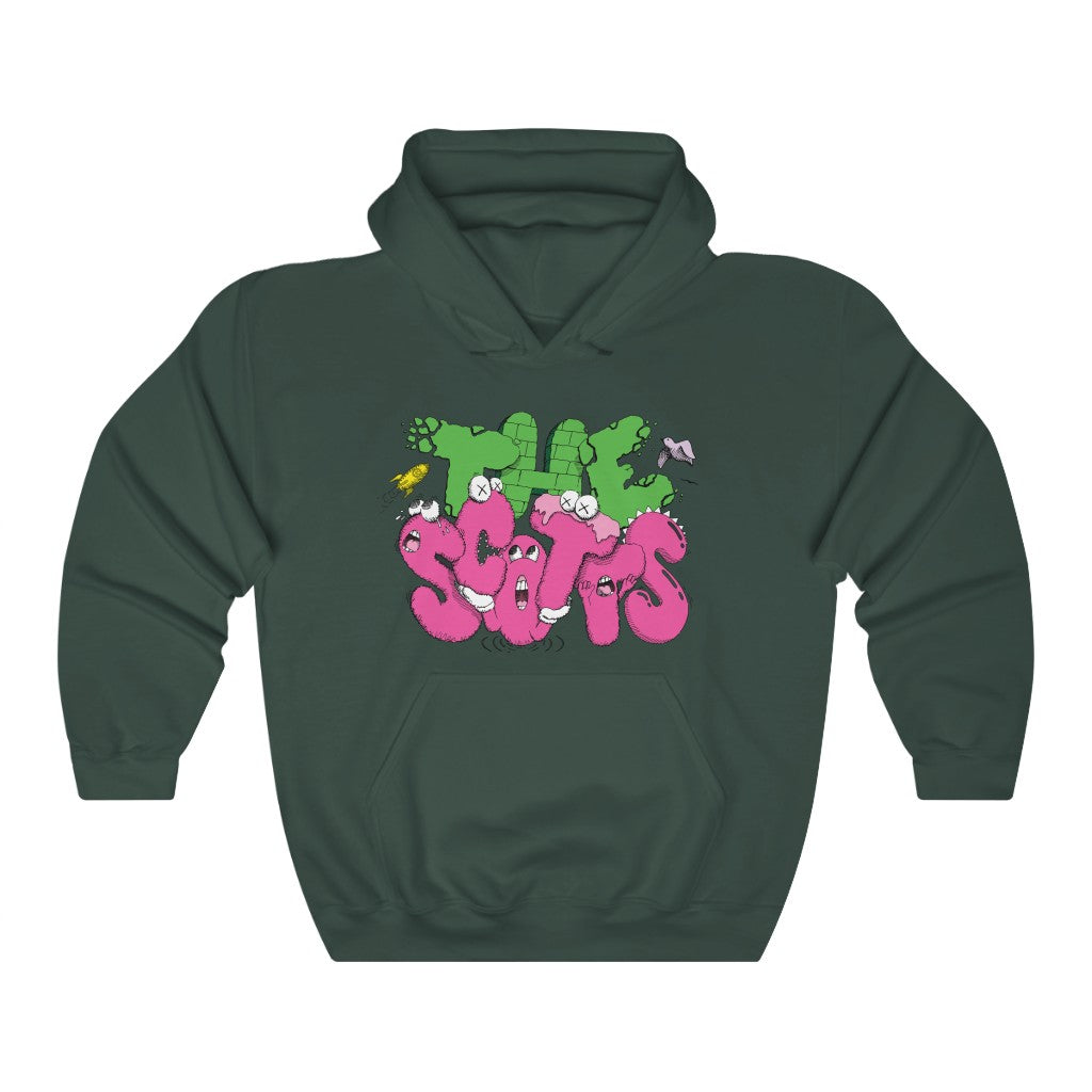 The Scotts Graffiti Kid Cudi Hoodie Merch Inspired Unisex Hooded Sweat