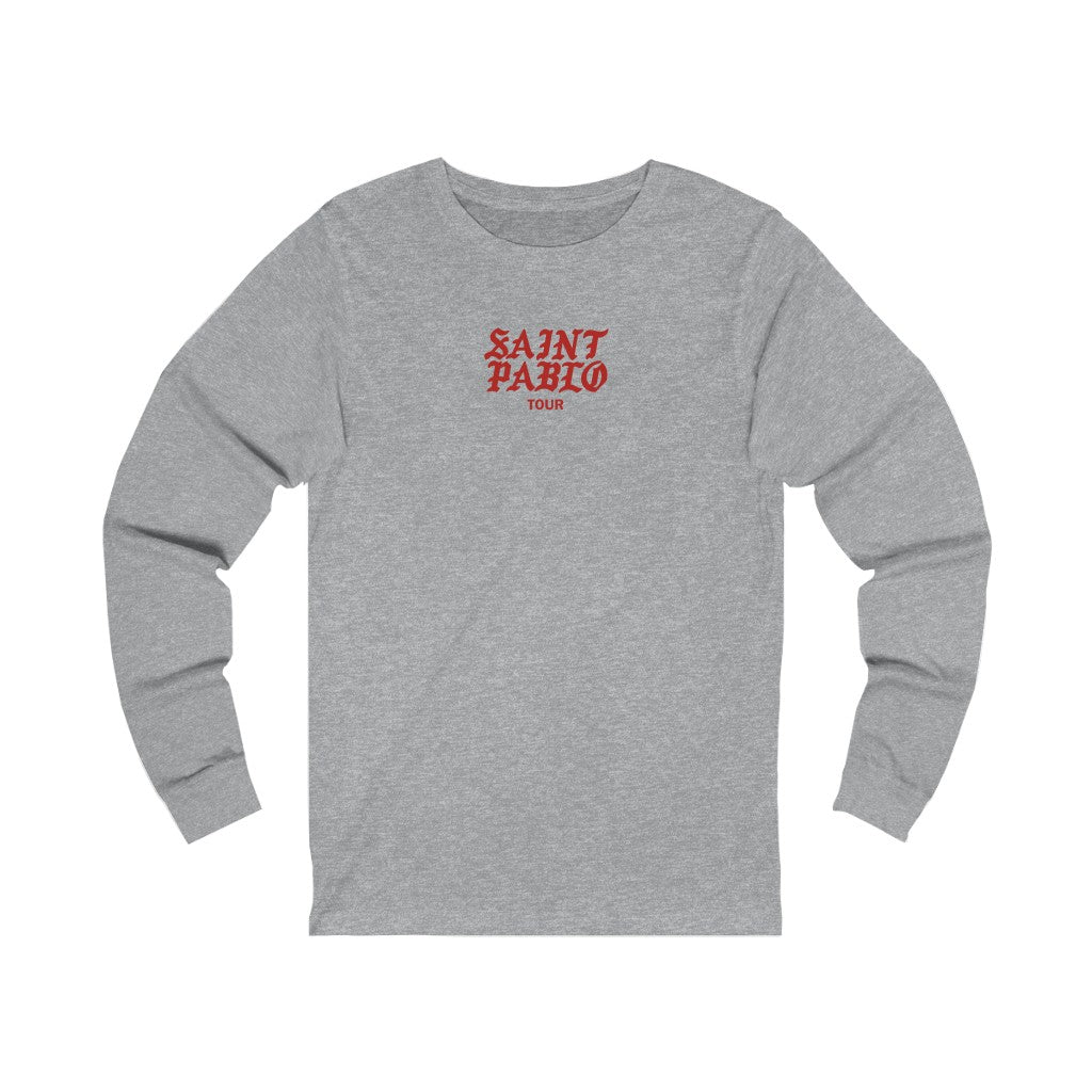 Saint Pablo Tour Kanye West Unisex Concert Jersey Long Sleeve Tee