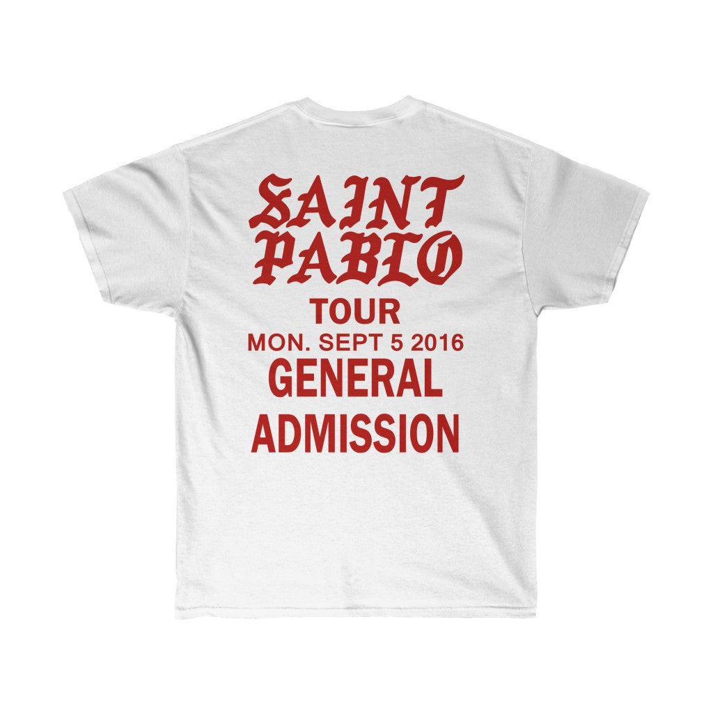 Saint Pablo Tour Kanye West Unisex Concert T-Shirt