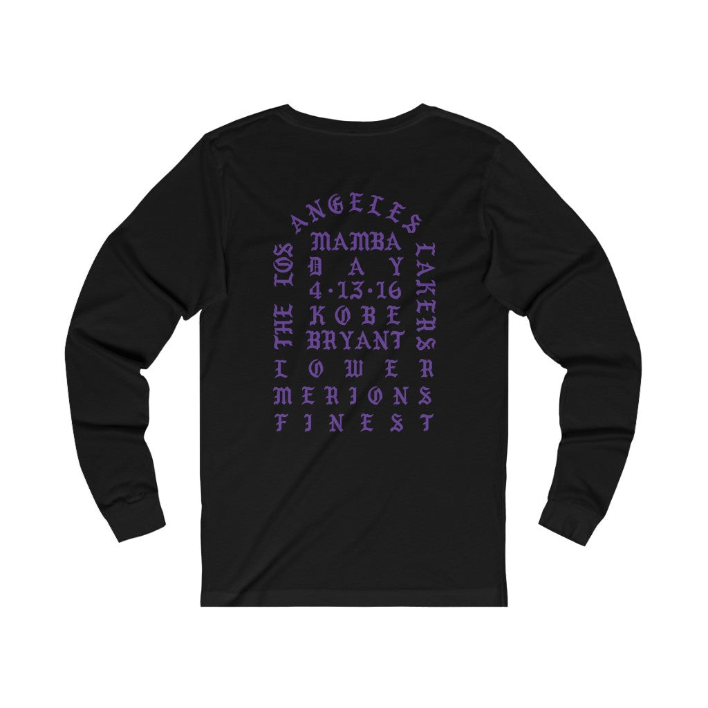 Long sleeve hot sale kobe shirt