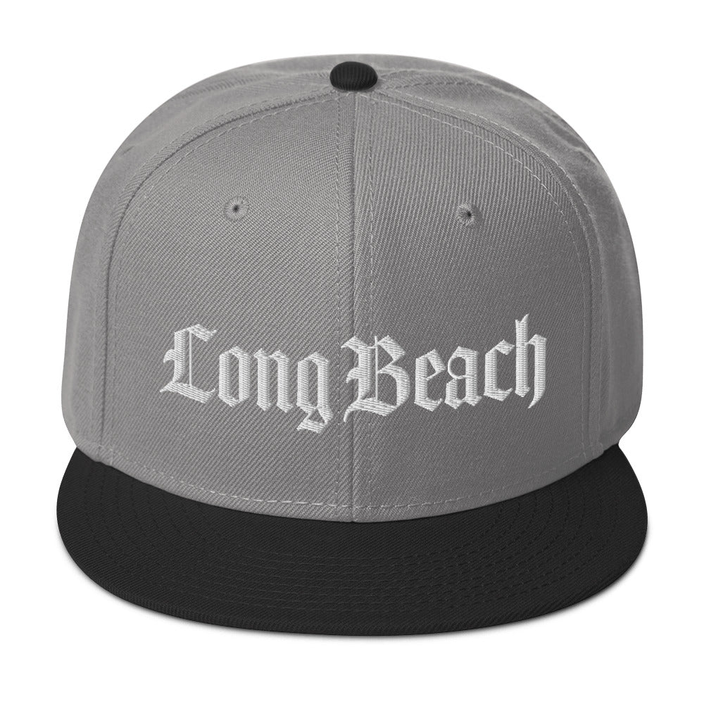 Long Beach Gangsta West Side Snapback Cap Black / Gray / Gray
